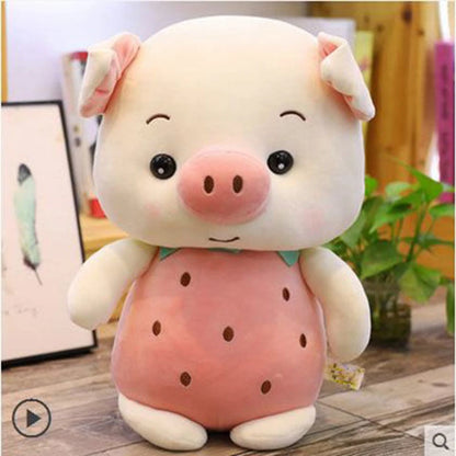 23CM Fruit Animal Plush Toy  Pig Rabbit Strawberry Pineapple Style Soft Doll To Send Children's birthday Christmas gifts