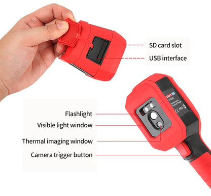 UNI-T UTI260B HD 256X192 Pixels Industrial Thermal Imager Camera Temperature Imaging Circuit Electrical Maintenance