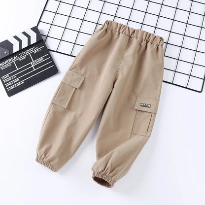 Kids Cargo Pants 2021 Summer Boys Clothes Trousers Casual Girls Pants Thin Style Toddler Pants 1 3 5 6 Years Old