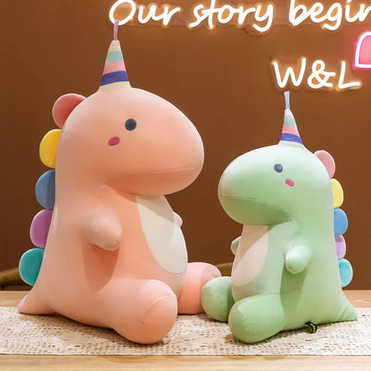 30CM Lovely Dinosaur Plush Toys Super Soft Cartoon Stuffed Animal Dino Dolls for Kids Baby Hug Sleep Pillow Home Decor