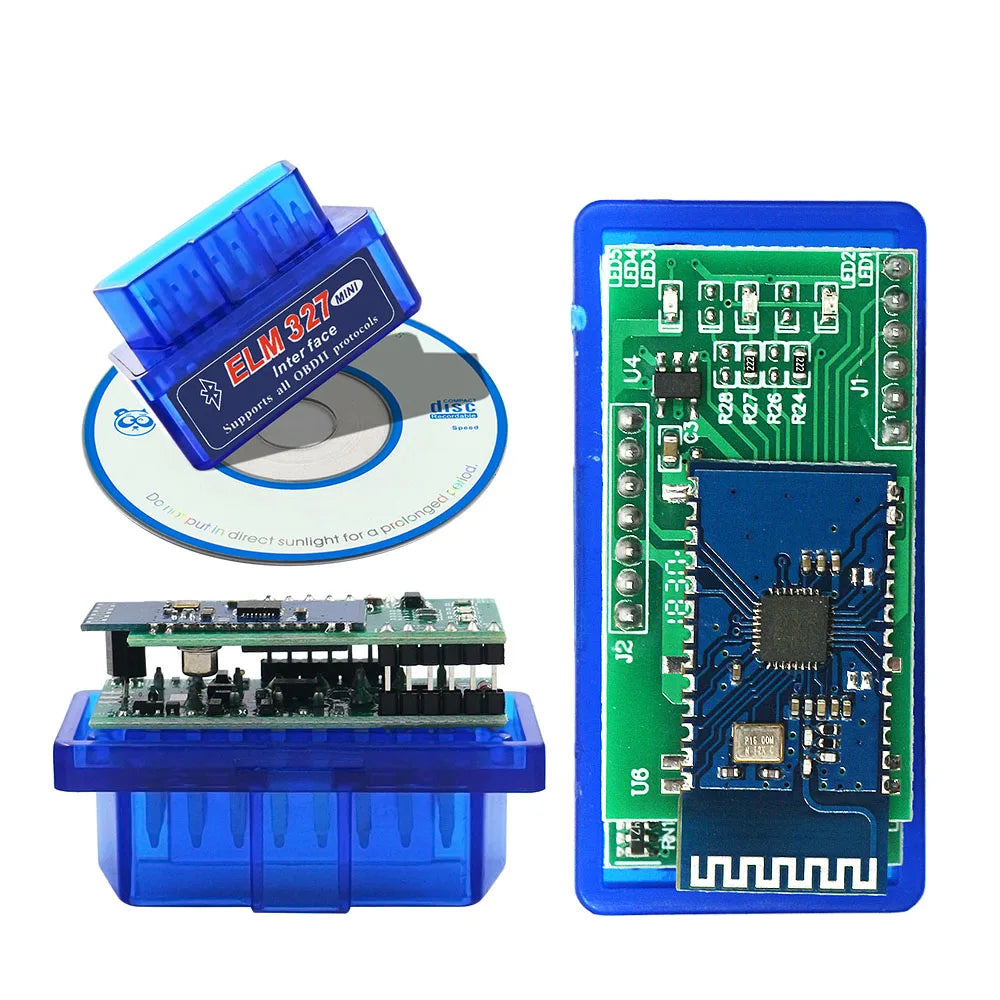 Super Mini ELM327 Bluetooth V1.5 With Double Pic18f25k80 WIFI ELM 327 V1.5 OBD2 Scanner Universal Disgnostic Tool Android IOS