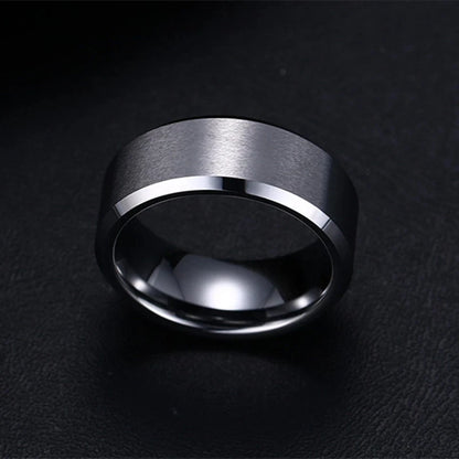 Elegant Fashion Charm Jewelry Stainless Steel Rings for Women Men Party Birthday Gift