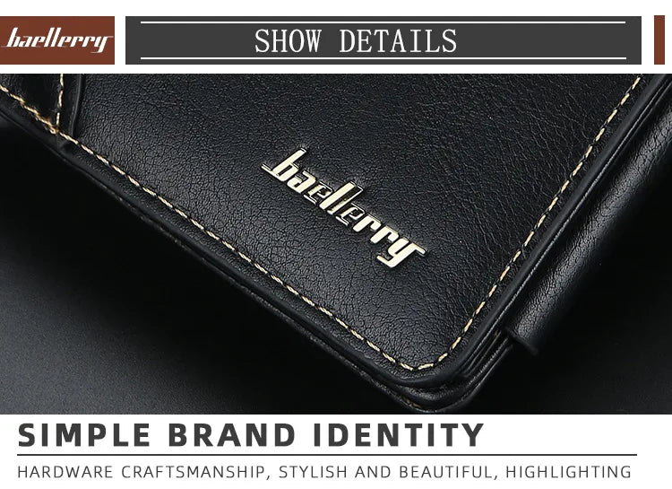 New Leather Men Wallets High Quality Zipper Short Desigh Card Holder Male Purse Vintage Coin Holder Men Wallets