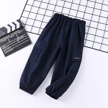 Kids Cargo Pants 2021 Summer Boys Clothes Trousers Casual Girls Pants Thin Style Toddler Pants 1 3 5 6 Years Old