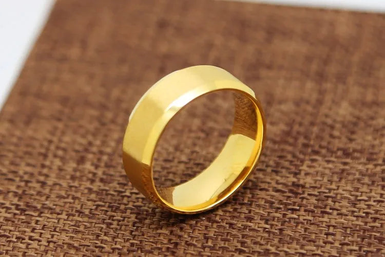 Elegant Fashion Charm Jewelry Stainless Steel Rings for Women Men Party Birthday Gift