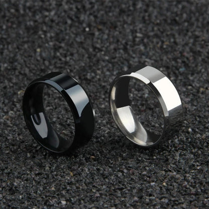 Elegant Fashion Charm Jewelry Stainless Steel Rings for Women Men Party Birthday Gift