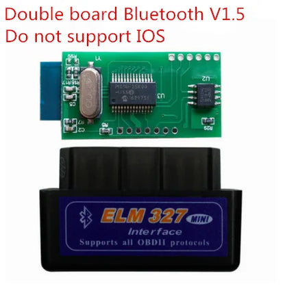 Super Mini ELM327 Bluetooth V1.5 With Double Pic18f25k80 WIFI ELM 327 V1.5 OBD2 Scanner Universal Disgnostic Tool Android IOS