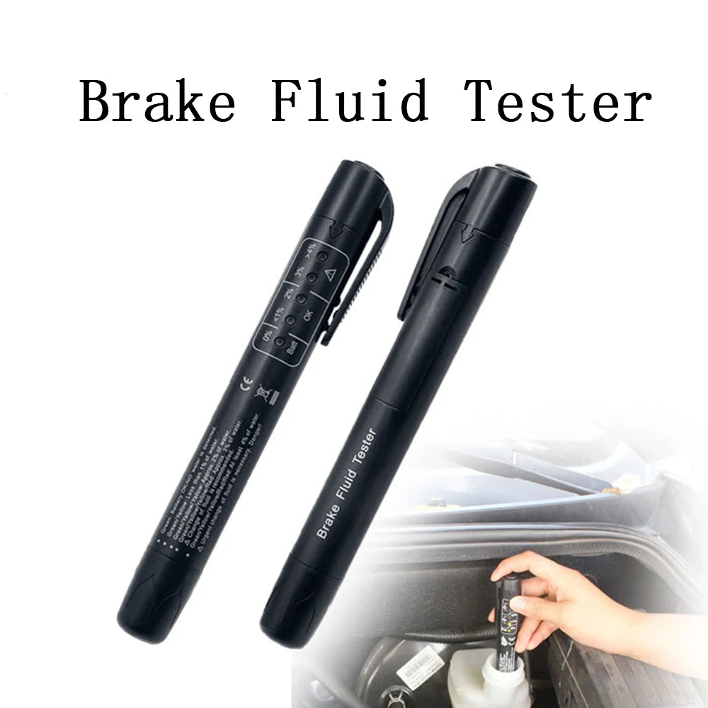 Universal Brake Fluid Tester Accurate Oil Quality Check Pen Car Brake Liquid Digital Tester Vehicle Auto Automotive Testing Tool