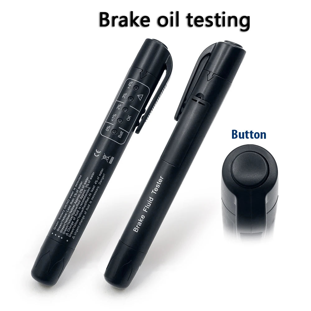 Universal Brake Fluid Tester Accurate Oil Quality Check Pen Car Brake Liquid Digital Tester Vehicle Auto Automotive Testing Tool