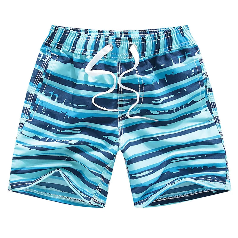 3-15Y Summer Boy Shorts Beach Swimming Shorts Fast Dry Baby Boys Shorts Children Clothing Pants Swimwear Trunk Plus Size