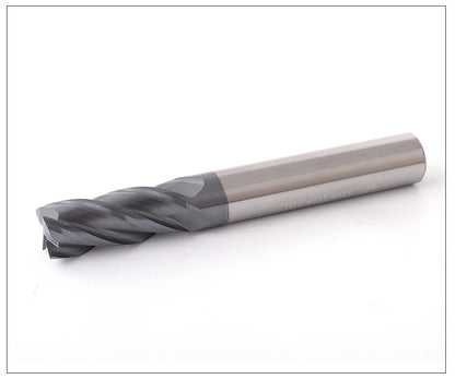 ZGT Endmills Alloy Carbide Tungsten Steel Milling Cutter End Mill HRC50 4 Flute 4mm 6mm 8mm 10mm 12mm Metal Cutter Milling Tools