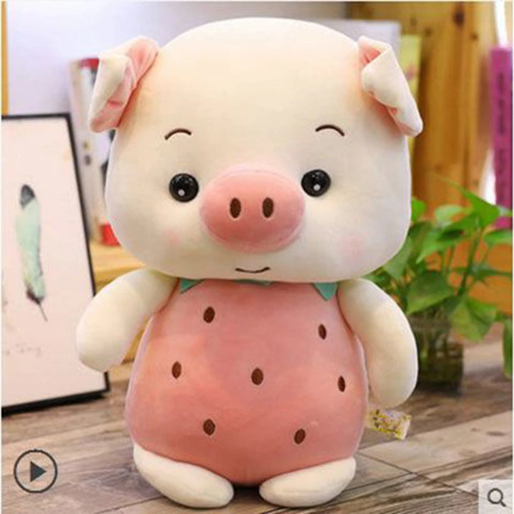 23CM Fruit Animal Plush Toy  Pig Rabbit Strawberry Pineapple Style Soft Doll To Send Children's birthday Christmas gifts