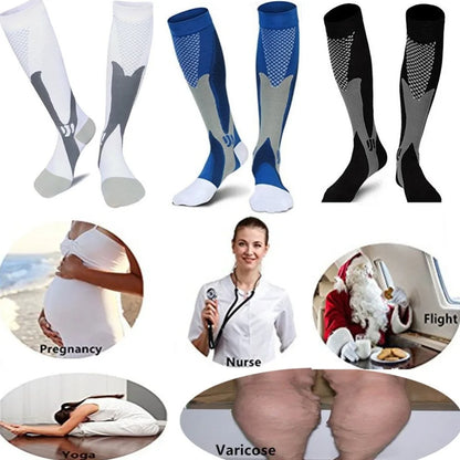 Varicose Veins Socks Compression Stockings Nurse Sports Cycling Socks for Diabetics Running Gift for Men Diabetes Nature Hiking