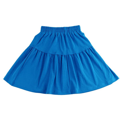 Summer/spring family set royal blue family set boy and girl dress/skirt/t-shirt/baby set stripes edge thin ribbed material