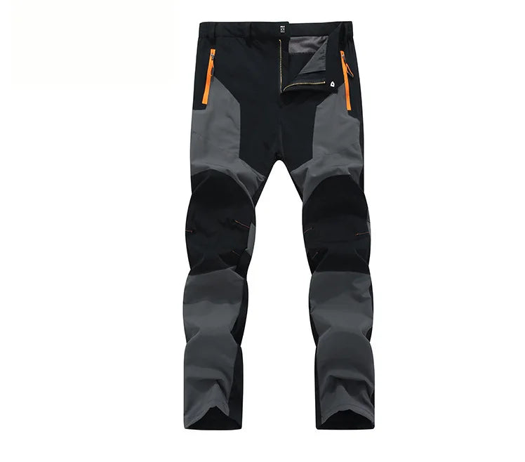 TRVLWEGO Summer Men Pants Hiking Camping Climbing Fishing Outdoor Trekking Tech Quick Dry Waterproof Trousers Mountain Travel