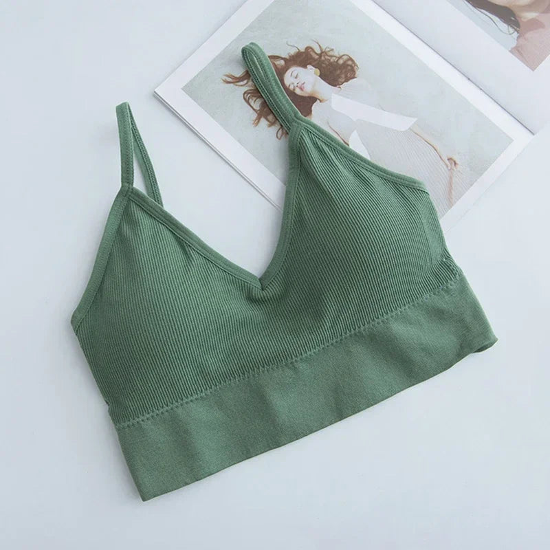 Seamless Women Push Up Bra Beautiful Back Bras Fitness Tops Brassiere Bralette Female Tube Top Underwear Bralet with Chest Pad속옷