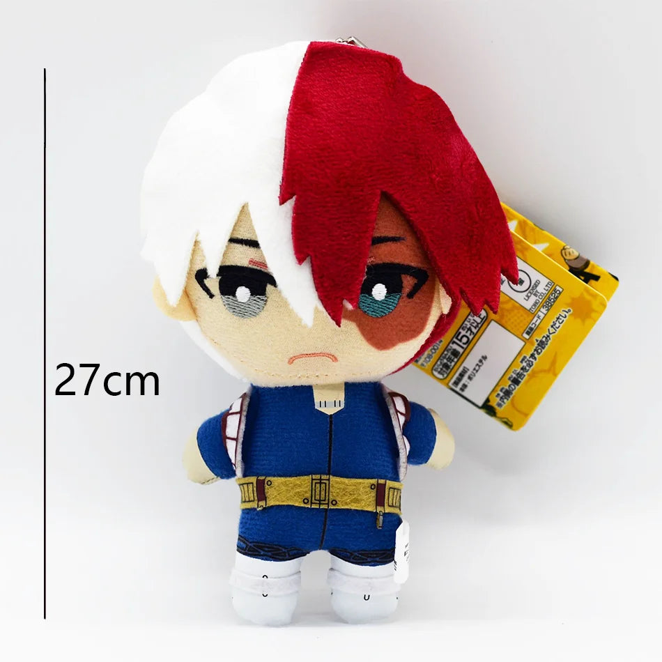 Anime 15-27cm My Hero Academia Plush Toys Cartoon Izuku Midoriya Katsuki Bakugou Shouto Todoroki Stuffed Dolls Kids Gifts