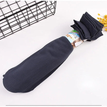 Men Ice Silk Socks Summer Spring Ultra-thin Socks Solid Business Socks Breathable Soft Socks Ankle Bamboo Fiber Socks