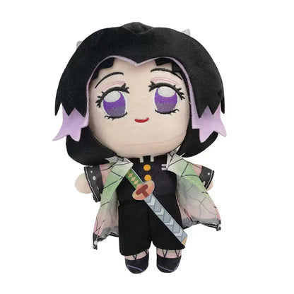 19cm Japan Anime Demon Slayer Akaza Rui Iguro Obanai Tanjirou Kamado Nezuko Agatsuma Zenitsu Plush Toys Doll Peluche Gift