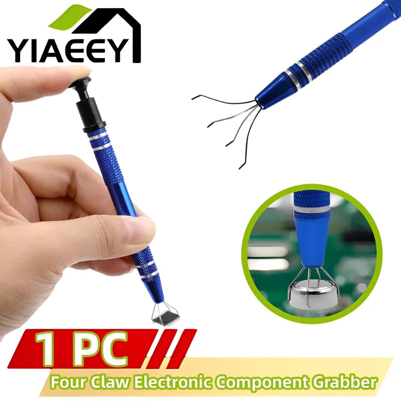 Four Claw Electronic Component Grabber IC Extractor Pickup BGA Chip Picker Patch IC Suck Pen Electronic Repair Tools Dropship