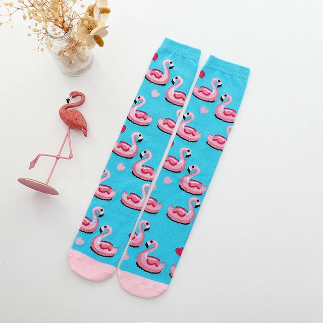 infant Child warmer ankle short lovely socks Cartoon Kids Knee High long cotton Baby cute Animal Over Knee Socks girls stockings