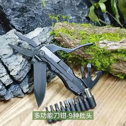 Multifunctional Pliers Emergency Survival Folding Knife Pliers Wrench Tool Outdoor Home Compact Portable Knife Plier