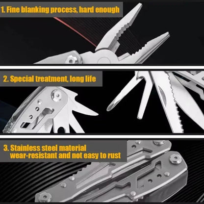 Folding Multi-tool Pocket Knife Pliers Mini Portable Fold Outdoor Hunting Survival Rescue Tactical Multipurpose Repair Tool