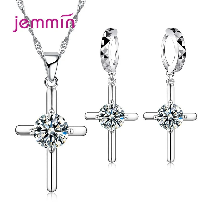 Super Deal Genuine 925 Streling Silver Jewelry Sets Women Girls Wedding Party Fine Jewelry Accessory Multiple Style