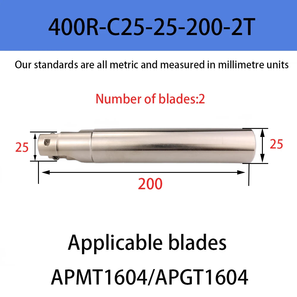 DMIX BAP400R EAP400R APMT1604 Milling Holder Cutterhead Shoulder Cutting Right Angle Precision Milling Cutter End Mill Holder