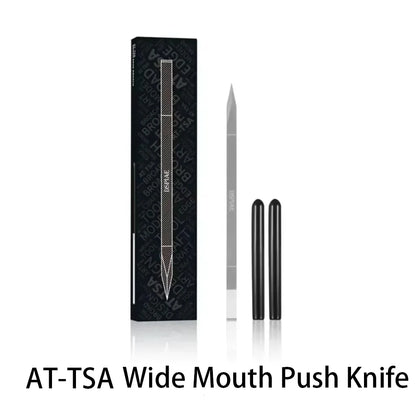 Dspiae AT-TSA AT-TSB Wide Mouth Push Knife 440 Stainless Steel Model Build Tools for Model Making Gundam Hobby DIY Craft Tool