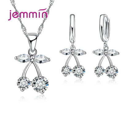 Super Deal Genuine 925 Streling Silver Jewelry Sets Women Girls Wedding Party Fine Jewelry Accessory Multiple Style