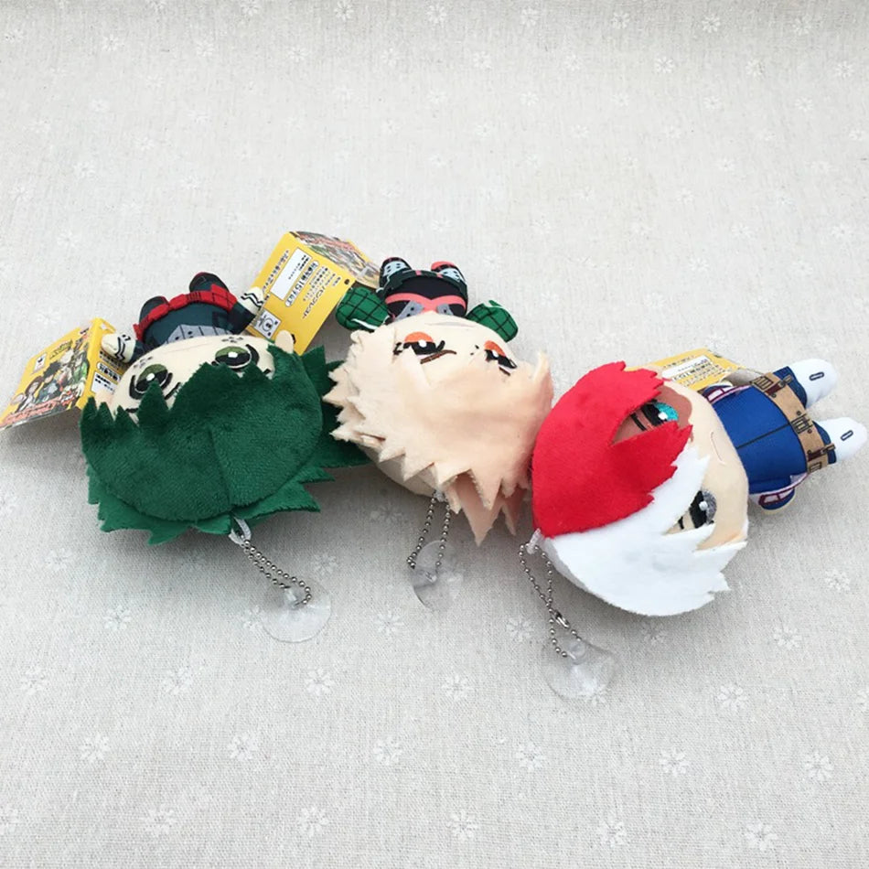 Anime 15-27cm My Hero Academia Plush Toys Cartoon Izuku Midoriya Katsuki Bakugou Shouto Todoroki Stuffed Dolls Kids Gifts