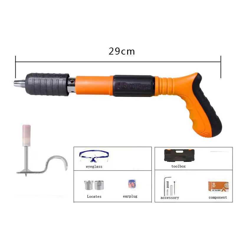 2023 Handheld Powerful Concrete Nail Gun，Dedicated Mini Cannon Nailer，Wall Concrete Nail Gun，Flooring Roofing Framing Palm Gun