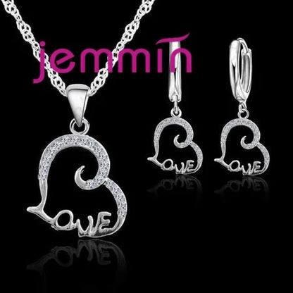 Super Deal Genuine 925 Streling Silver Jewelry Sets Women Girls Wedding Party Fine Jewelry Accessory Multiple Style