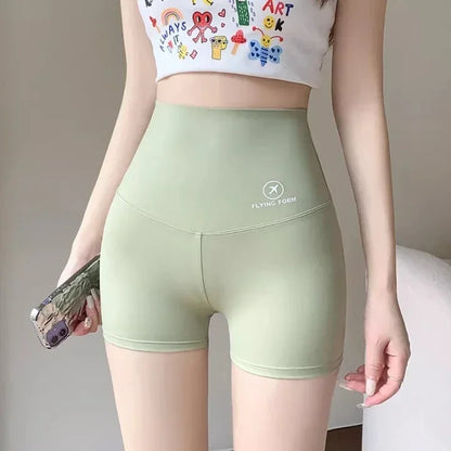 2023 Summer Sports Yoga Shorts Women Letter Embroidery Biker Shorts Women High Waist Casual Streetwear Elastic Female Underwear