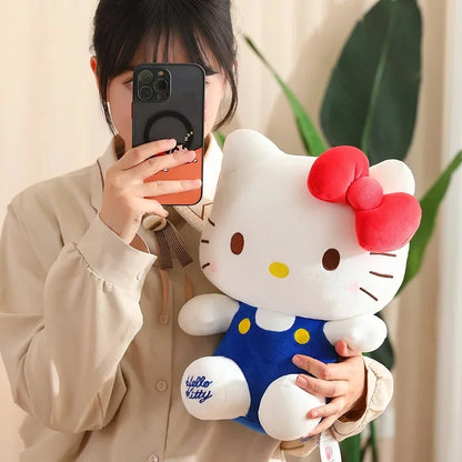 Sanrio Hello Kitty Kuromi Baby Stuffed Toys Anime Plush Toys Throw Pillow Kids Car Decoration Doll Birthday Gifts For Girls Kids