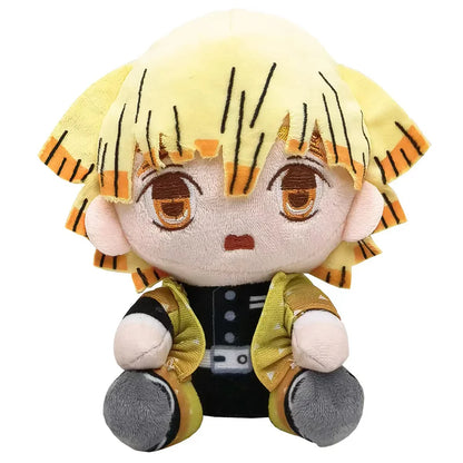 19cm Japan Anime Demon Slayer Akaza Rui Iguro Obanai Tanjirou Kamado Nezuko Agatsuma Zenitsu Plush Toys Doll Peluche Gift