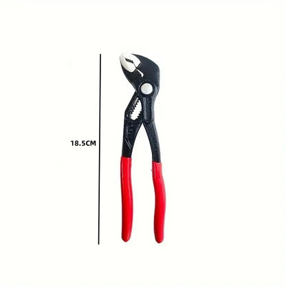 7/10/12 Inch Water Pump Pliers Quick-Release Plumbing Pliers Pipe Wrench Adjustable Water Pipe Clamp Pliers Household Hand Tools