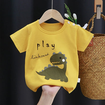 Summer Infant Newborn Baby Boys Clothes Children Clothing for Girls Kids T-Shirt Cotton Casual Clothes