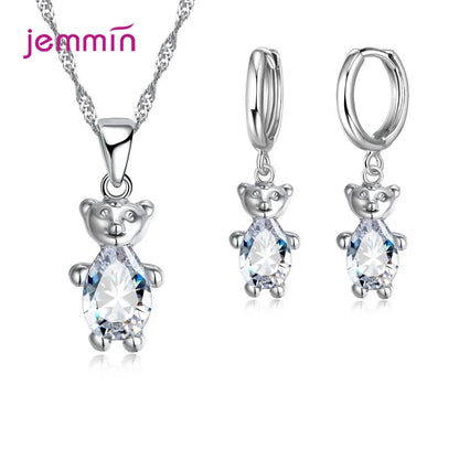 Super Deal Genuine 925 Streling Silver Jewelry Sets Women Girls Wedding Party Fine Jewelry Accessory Multiple Style