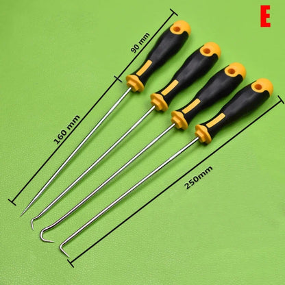 4Pcs/set Car Pick and Hook Set Gasket Puller Removing Repair Tools Screwdriver Set Car Oil Seal O-Ring Seal Auto Car Accessories