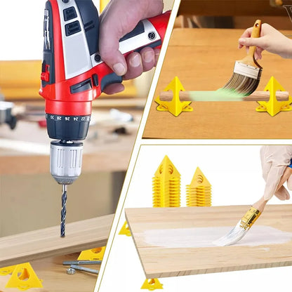 Mini Pyramid Support Frame Tripod Woodworking Paint Stands Triangular Spray Painting Brackets Cushion Block Auxiliary Tool Sets