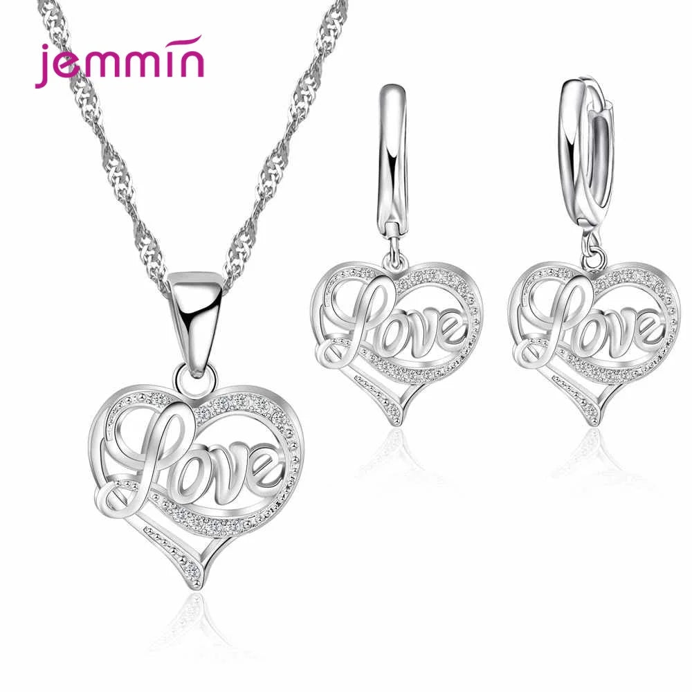 Super Deal Genuine 925 Streling Silver Jewelry Sets Women Girls Wedding Party Fine Jewelry Accessory Multiple Style