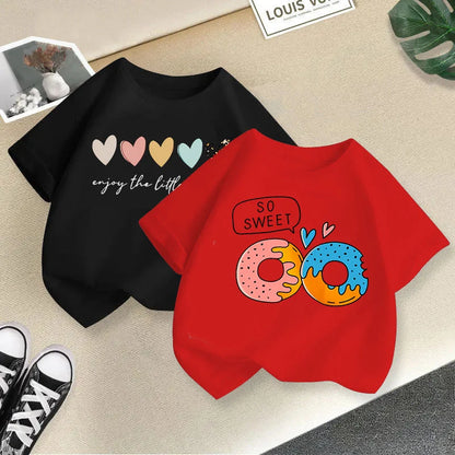 Summer New Children's Clothing Children's T-shirt Boys and Girls Casual Fashion Short-sleeved Baby Half-sleeved Top Base Shirt