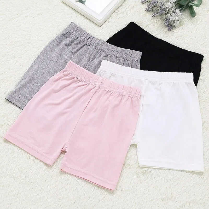 Children Summer Shorts Girls Lace Safety Pants Kids Panties Girls Underwear Leggings Baby Clothes 3-10Y Teen Solid Boxer Short