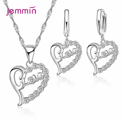 Super Deal Genuine 925 Streling Silver Jewelry Sets Women Girls Wedding Party Fine Jewelry Accessory Multiple Style