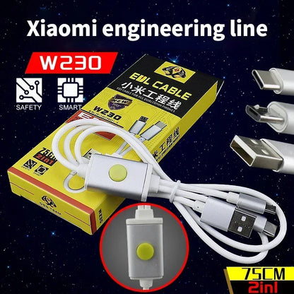 OSS W230 W231 Universal EDL Cable for Redmi Xiaomi and Qualcomm Flash and Open for 9008 Port Engineering Line Phone Repair Tool