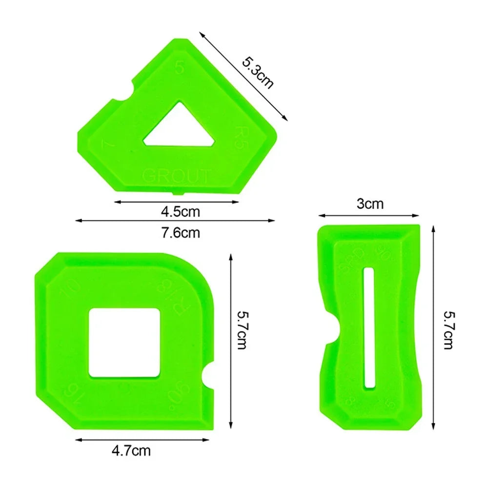 Silicone Caulking Tool Kit Joint Sealant Spreader Spatula Scraper for Tile Window Grout Edge Removal Kitchen Construction Tools