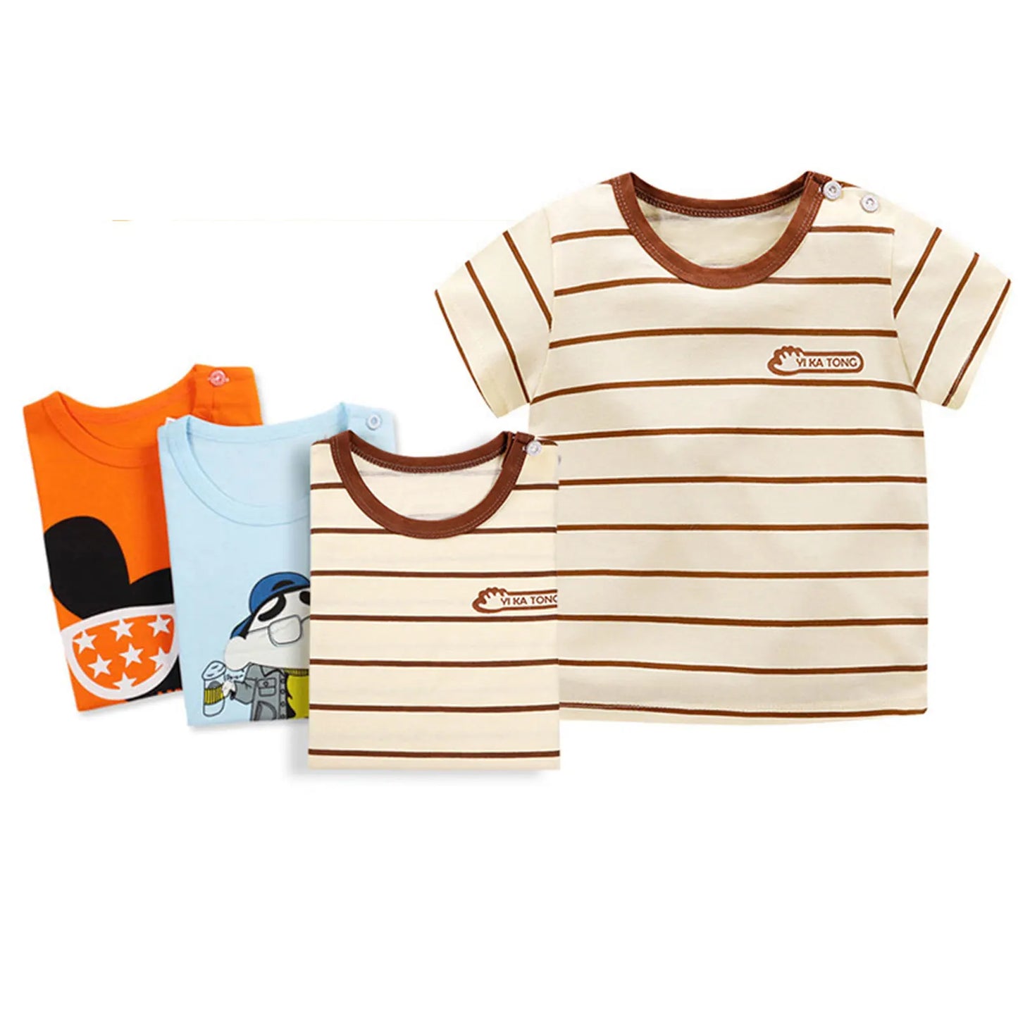 Summer Infant Newborn Baby Boys Clothes Children Clothing for Girls Kids T-Shirt Cotton Casual Clothes