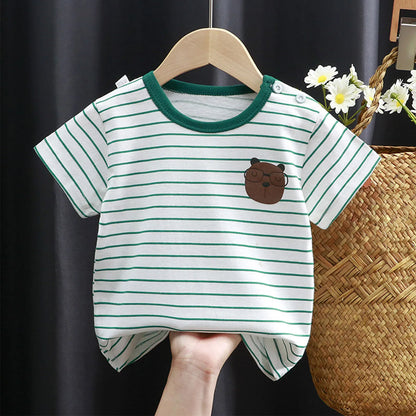 Summer Infant Newborn Baby Boys Clothes Children Clothing for Girls Kids T-Shirt Cotton Casual Clothes